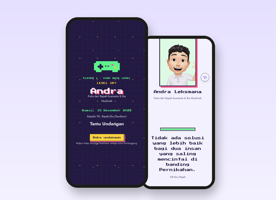 Tampilan tema Khitan Game